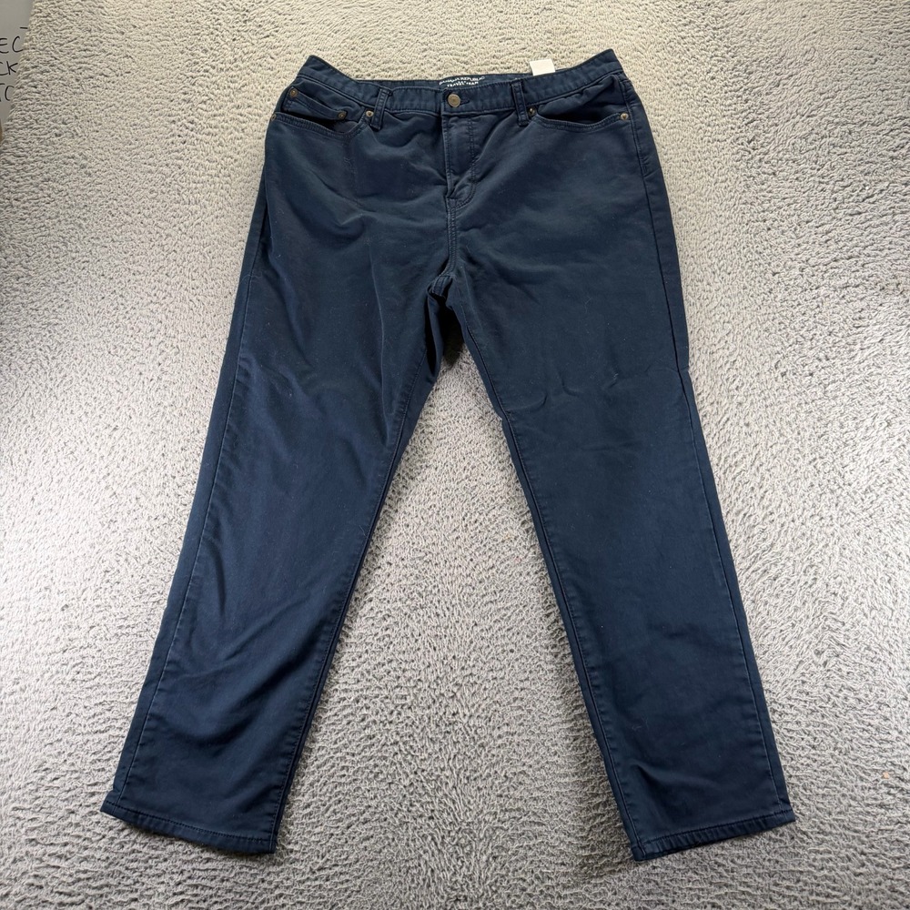 Banana Republic Travel Jeans Mens 34x28 Blue Cotton Denim Straight‎ Leg Athletic